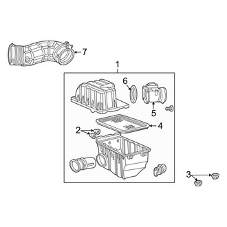 Mercury OE - Engine - Air Intake (4.0L)