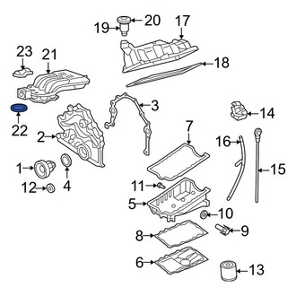 Mercury OE - Engine Intake Manifold Gasket