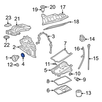 Mercury OE - Front Engine Crankshaft Seal