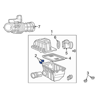 Mercury OE - Air Filter Housing Grommet
