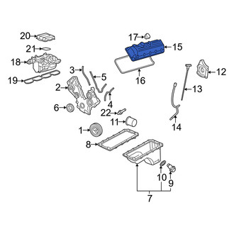 Mercury OE - Left Engine Valve Cover