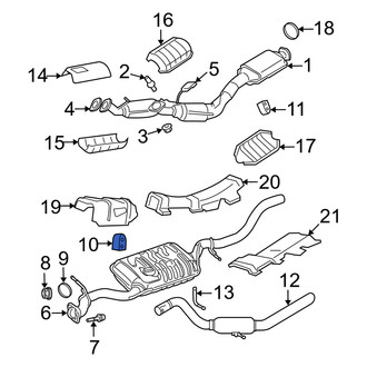 Mercury OE - Exhaust System Hanger