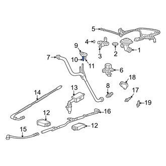 Mercury OE - Evaporative Emissions System Lines
