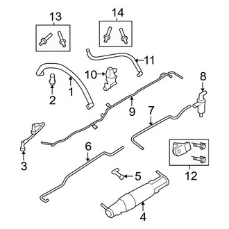 Mercury OE - Emission System - Emission Components (4.6L)
