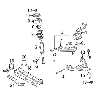 Mercury OE - Suspension Ball Joint Nut & Washer