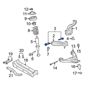 Mercury OE - Front Upper Suspension Control Arm Bolt