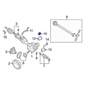 Mercury OE - Right CV Axle Shaft Seal
