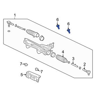 Mercury OE - Upper Rack and Pinion Mount Bushing