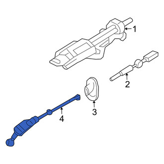 Mercury OE - Lower Steering Shaft