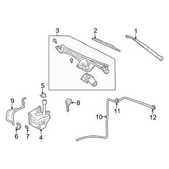 Mercury OE - Windshield - Wiper & Washer Components