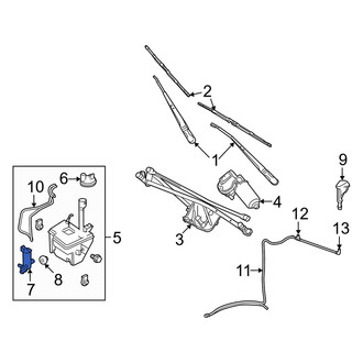 Mercury OE - Windshield Washer Pump