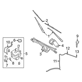 Mercury OE - Windshield - Wiper & Washer Components