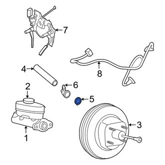 Mercury OE - Brake Vacuum Hose Connector