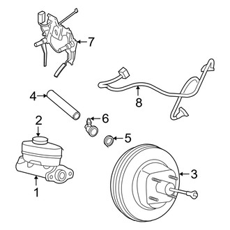 Mercury OE - Cowl - Components on Dash Panel