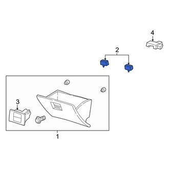Mercury OE - Front Glove Box Door Bumper