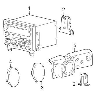 Mercury OE - Instrument Panel - Sound System