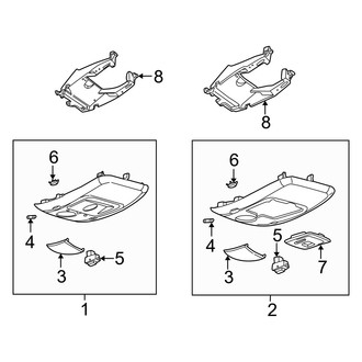 Mercury OE - Overhead Console (With Sunroof)