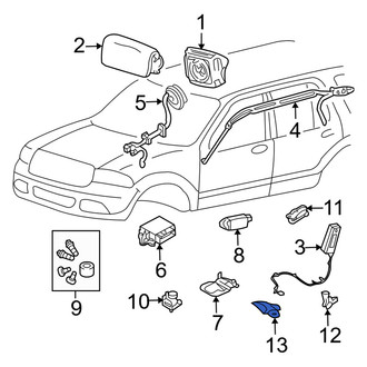 Mercury OE - Right Air Bag Seat Sensor Mat