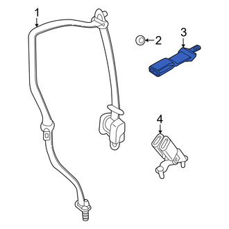 Mercury OE - Rear Seat Belt Extension