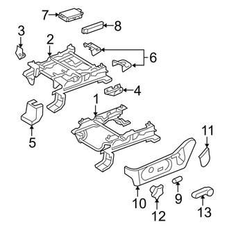Mercury OE - Seats & Tracks - Tracks & Components