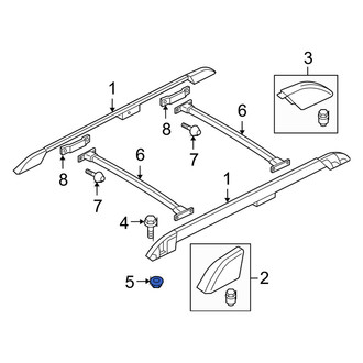 Mercury OE - Roof Rack Nut