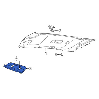 Mercury OE - Left Sun Visor
