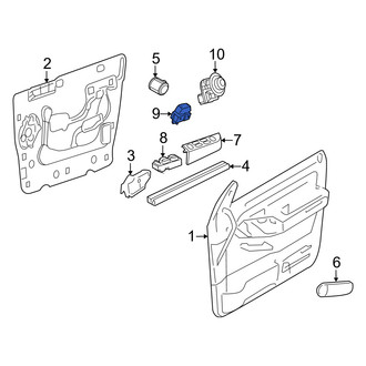 Mercury OE - Front Door Lock Switch
