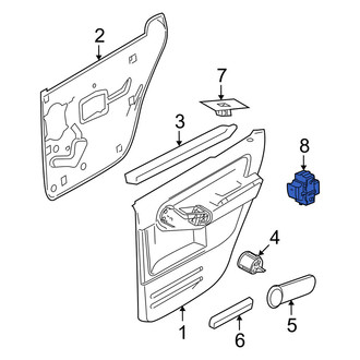 Mercury OE - Rear Door Window Switch