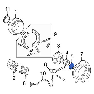 Mercury OE - Wheel Bearing Snap Ring