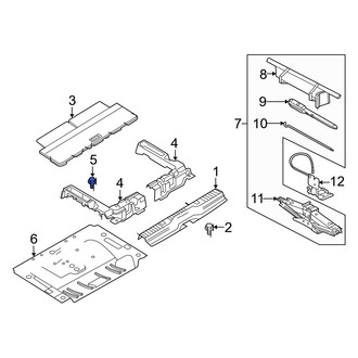 Mercury OE - Trunk Trim Panel Clip