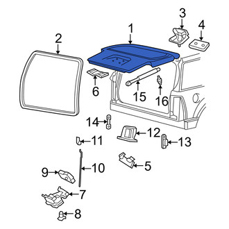 Mercury OE - Rear Liftgate