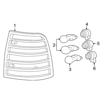 Mercury OE - Rear Lamps - Combination Lamps