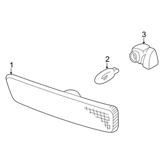 Mercury OE - Rear Lamps - Side Marker Lamps