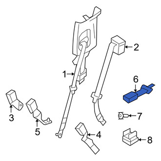 Mercury OE - Rear Seat Belt Extension