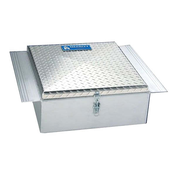 Merritt Aluminum® - Single Lid Between-The-Frame Tool Box with Diamond Plate Lid