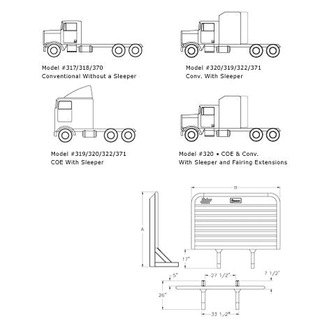 Semi Truck Cab Racks & Chain Hangers | Aluminum, Cabinet, Divider Tray ...