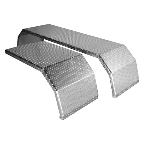 Merritt Aluminum® - Rear Passenger Side Full Tandem Fenders Single Radius