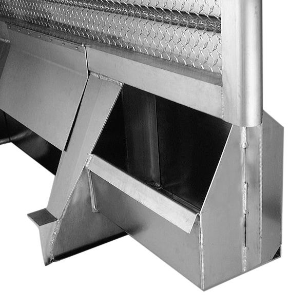 Merritt Aluminum® - 28"W x 18"H x 10"D Center Low Mount Tray