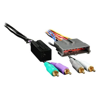 Metra® - Aftermarket Radio Wiring Harness with OEM Plug and Amplifier Integration