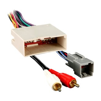 Metra® - Aftermarket Radio Wiring Harness with OEM Plug and Amplifier Integration