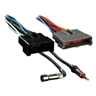 Metra® - Aftermarket Radio Wiring Harness with OEM Plug and Amplifier Bypass