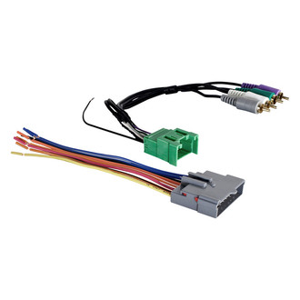 Metra® - Aftermarket Radio Wiring Harness with OEM Plug and Amplifier Integration