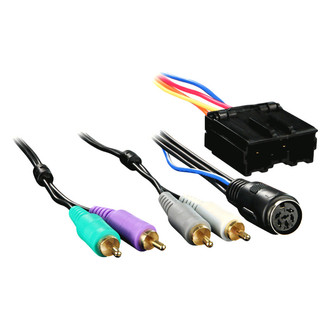 Metra® - Aftermarket Radio Wiring Harness with OEM Plug and Amplifier Integration