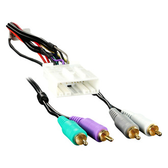 Metra® - Aftermarket Radio Wiring Harness with OEM Plug and Amplifier Integration