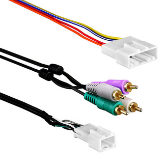 Metra® - Aftermarket Radio Wiring Harness with OEM Plug and Amplifier Integration
