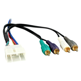 Metra® - Aftermarket Radio Wiring Harness with OEM Plug and Amplifier Integration
