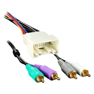 Metra® - Aftermarket Radio Wiring Harness with OEM Plug and Amplifier Integration