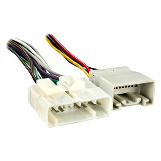 Metra® - Aftermarket Radio Wiring Harness with OEM Plug and Amplifier Bypass