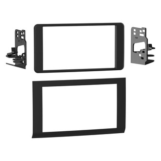 Metra® - Double DIN Black Stereo Dash Kit with Trim Ring