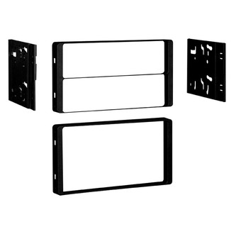 Metra® - Double DIN Black Stereo Dash Kit with Trim Plate